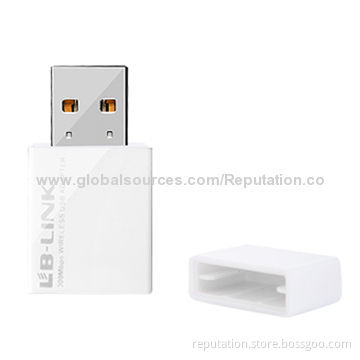 WN2210 300Mbps Wireless-N USB Adapter with CE, FCC Marks, Frequency Range of 2.4-2.4835GHz
